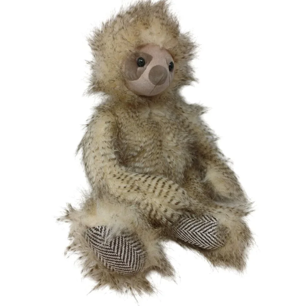 Marshalls Plush Sloth Body Warmer Heat Comfort Brown Tan 20 Inch #S1